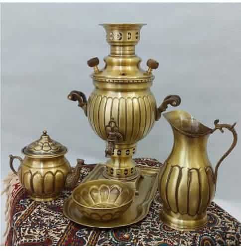 سماور آتیلا ۴ لیتری ذغالی مدل روسی